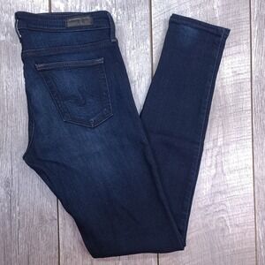 AG Adriano Goldschmied The Legging Super Skinny Women 27 Dark Blue Denim Jeans